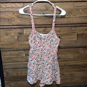 Floral Print Romper